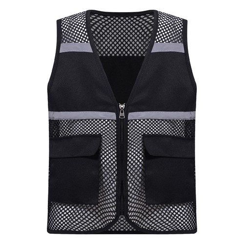 Kids Girls Boys Vest Mesh Reflective Volunteer High Visibility Activities Tops - Picture 58 of 61