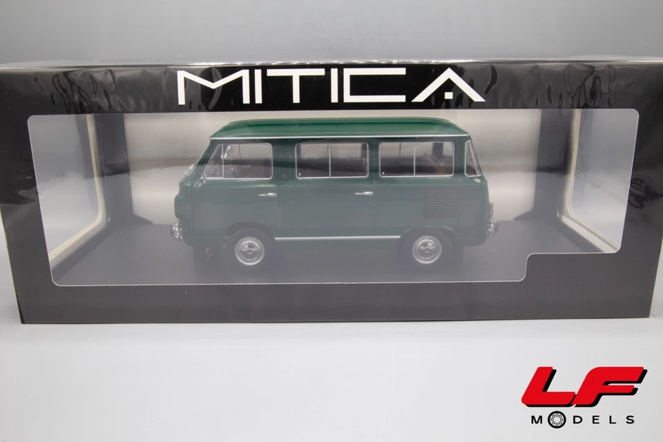 1:18 Fiat 850 Familiare Serie 2 Verde Oliva 1970 - Mitica - Immagine 3 di 3