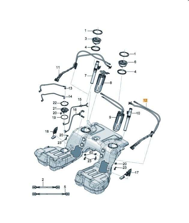 Bentley Continental GT&C 2102 - 2018 Flying Spur 2014 - 2019 Fuel Suction Pumps