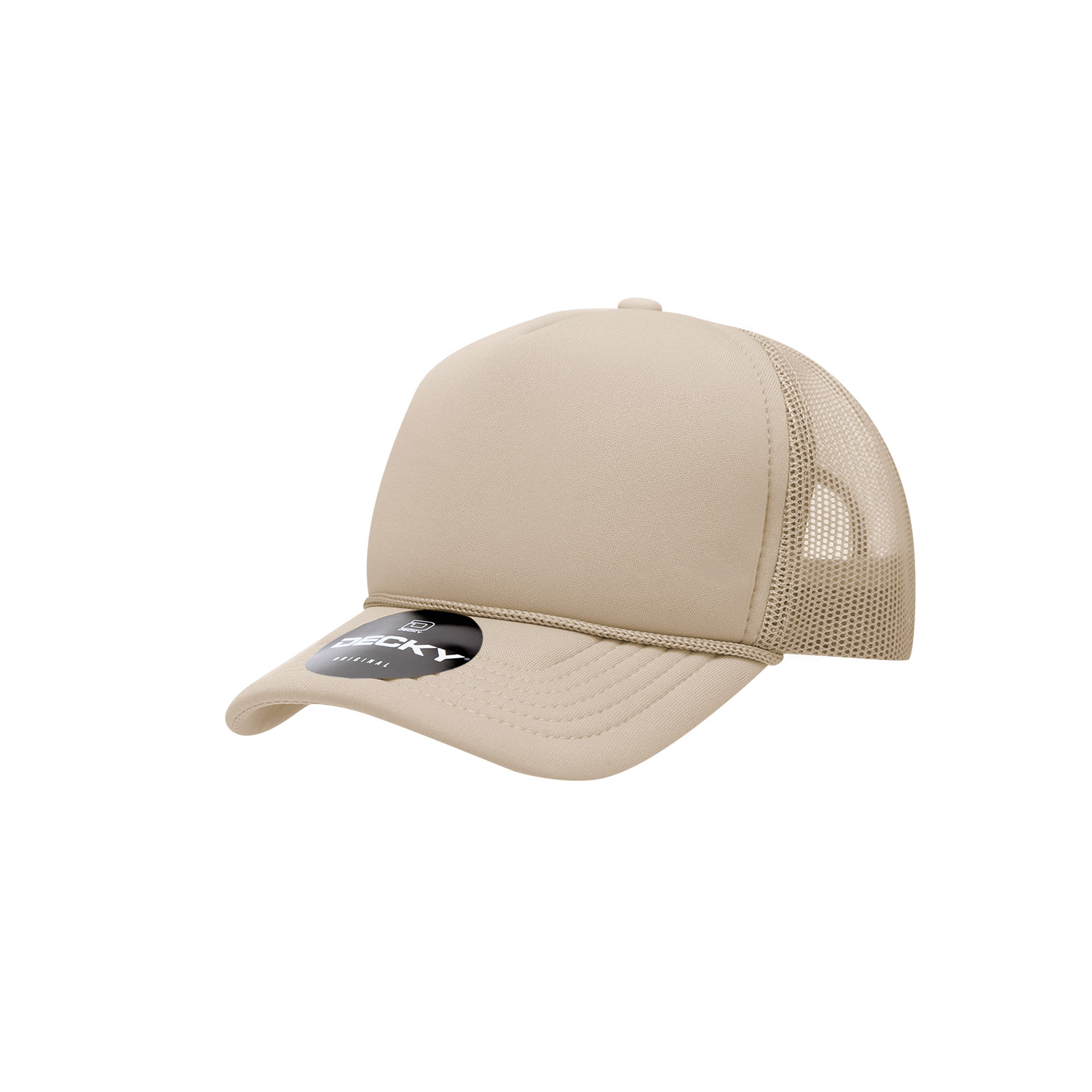 Decky Youth 5 Panel Mid Profile Structured Foam Trucker Cap 