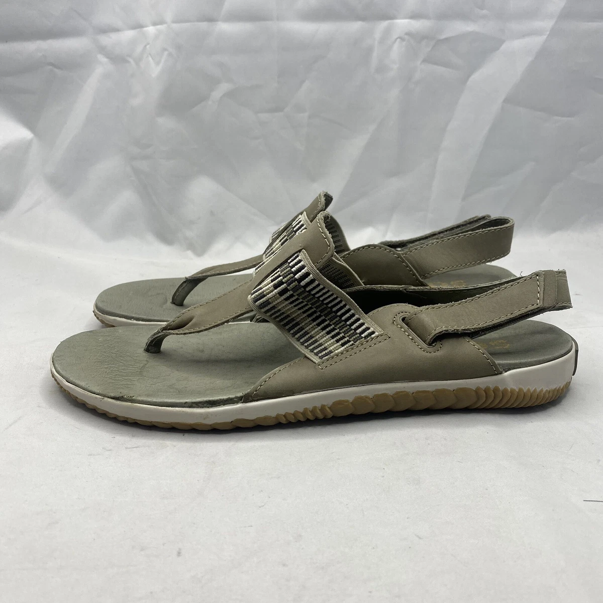 Sorel Out N About Plus Olive Spartan Sandals Shoes Womens Size 8.5