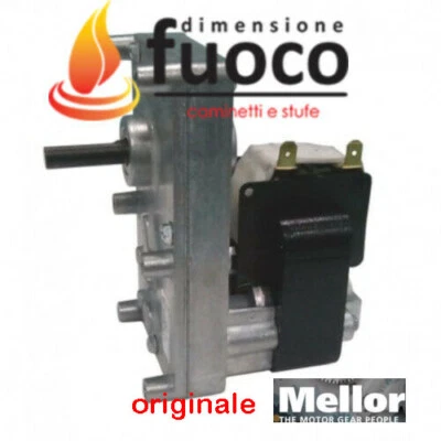 MOTORÉDUCTEUR MELLOR 1,26 TR/MIN ALB. DIAM.9,5 POÊLE MCZ MONTEGRAPPA KALOR - ...