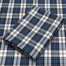 Teal Tartan Plaid Cotton Flannel Fabric - 60" Wide - Sold by the Yard and Bolt