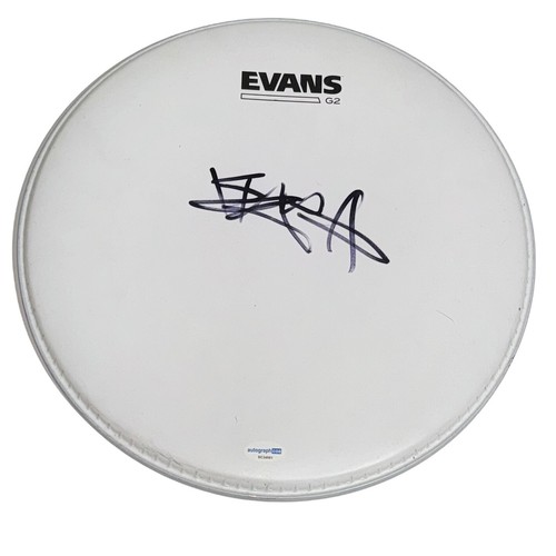Travis Barker Signed Autograph 12" Drumhead BLINK-182 Drummer ACOA COA
