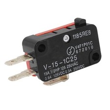 V-15-1C25 15A Micro Limit Switch Button SPDT Momentary Snap Action
