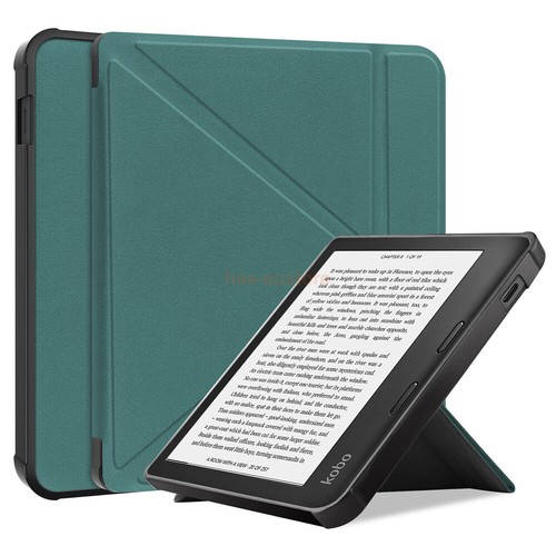 Case For Kobo Libra 2nd Gen 2021 Leather Flip Stand Pure Color Slim Cover - Picture 15 of 25