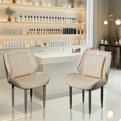 2-6pcs Modern Dining Chairs Heavy Duty Leather Upholstered Kitchen Side Chairs - Picture 6 of 25