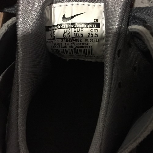 Nike Air Huarache Cool Grey Suede Trainers UK 6.5 Airmax - Picture 5 of 8