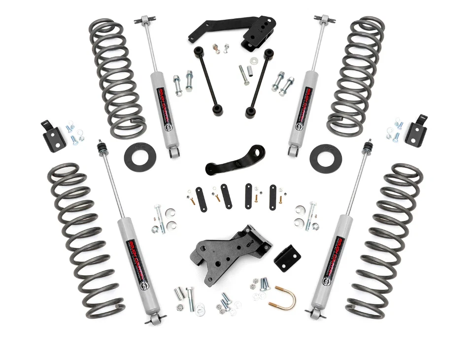 Kit de elevação de 4 polegadas para Jeep Wrangler Unlimited JK 2007-2018 - Imagem 2 de 4