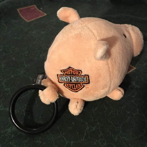 Harley-Davidson Wild Wiggle Hog Pull Tail Plush Toy Animated Collectible - Foto 8 di 8