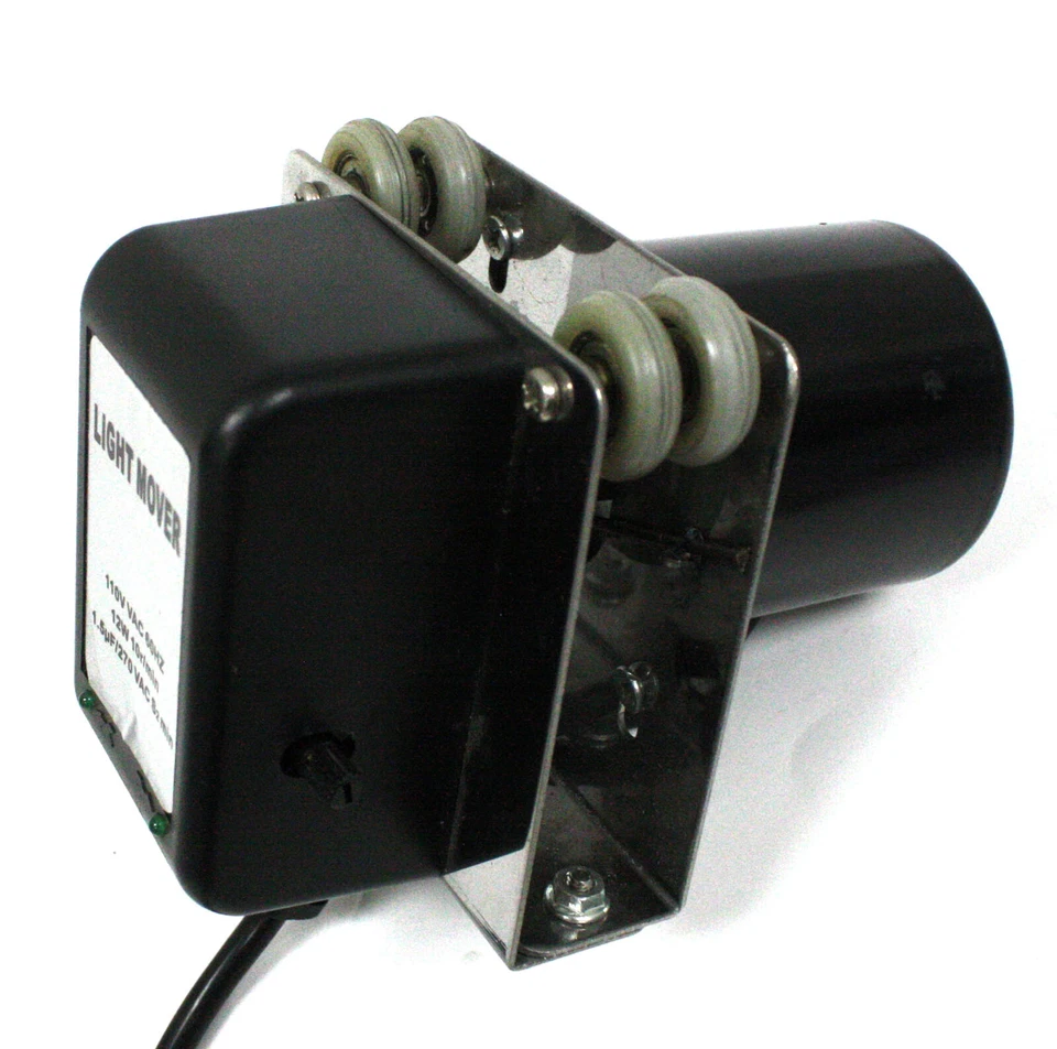 Motor de movimiento de riel de vía ligera 12W 110V para suspensión de crecimiento de riel de campana reflectora 10 RPM Foto 2 de 4