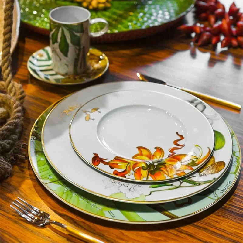 Vista Alegre Amazonia Dinner Plates, Set of 4 | eBay