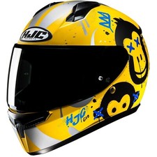 CASCO HELMET MOTO INTEGRALE HJC C10 GETI MC3SF YELLOW BLACK TG S