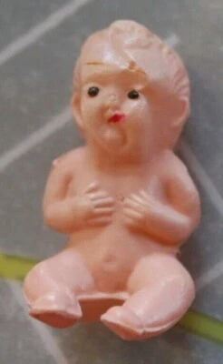 Puppe Zelluloid Celluloid 3cm Japan alt ca 1940 Nippon W22 - Bild 1 von 3