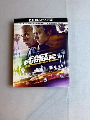 The Fast and the Furious 20th Anniversary Steelbook 4K UHD Limited