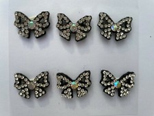 Mini Bows Card  Making Toppers Small Scrapbooking Crafts Stone Embellishments Uk