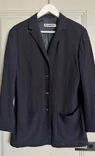 JIL SANDER Lightweight Unstructured Wool Jacket Size 40/ US 8