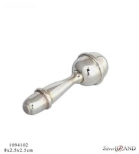 Silver Maraca 8cm for Baby Boy / Girl 1094102