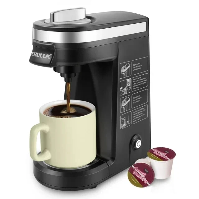 CHULUX Single Serve Coffee Maker for K Capsule and Ground Coffee, Single Cup - Image 2 of 4
