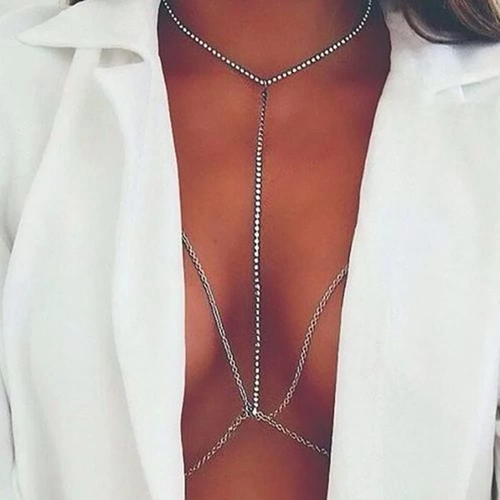 Silver bra hotsell chain