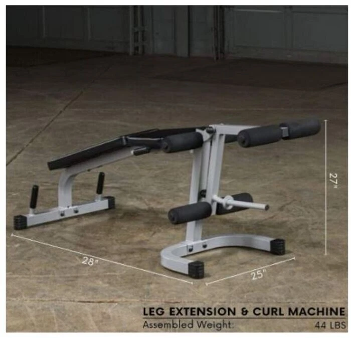 Máquina de extensión de piernas y rizo Body-Solid Powerline PLCE165X para gimnasio en casa Foto 2 de 4