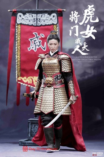 Figura de acción POPTOYS EX020A escala 1/6 Qi Jiguang's Wife en stock usada - Imagen 4 de 13