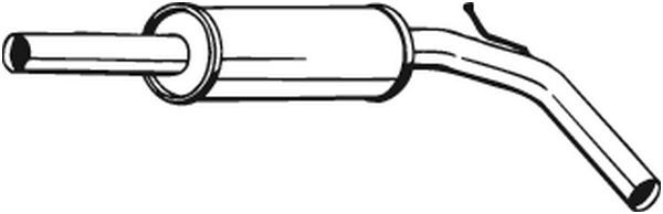 BOSAL 233-323 Middle Silencer for VW