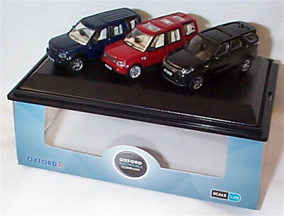 Oxford 76SET71 Landrover Discovery 3 4 5 3-teiliges Set Neu im Koffer