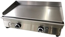 PreAsion Commercial Grill Griddle LPG Countertop Griddle Flat Top Grill Hot Plat