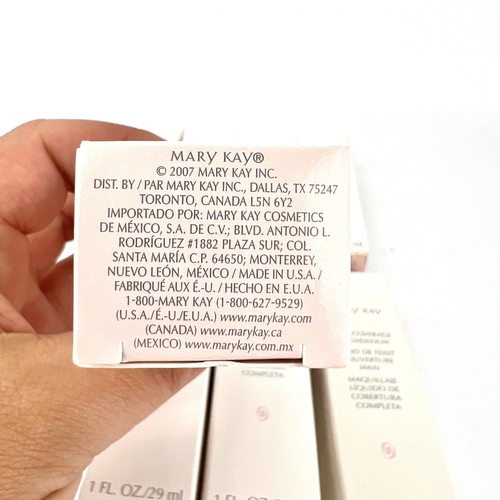 Mary Kay fondotinta copertura completa 1 oz - SCEGLI IL TUO COLORE - tubo bianco top rosa - Foto 2 di 8