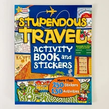 Active Minds Stupendous Travel Activity Book and Stickers (Paperback)