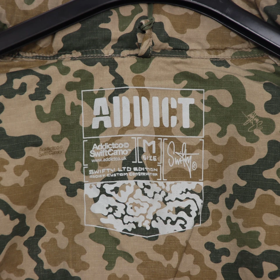 Giacca Addict mis.M (Cod.EBAY2120) uomo camuflage Deadstock W/tags - Imagen 3 de 4