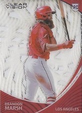 Brandon Marsh 2022 Panini Chronicles #10 Clear Vision Los Angeles Angels