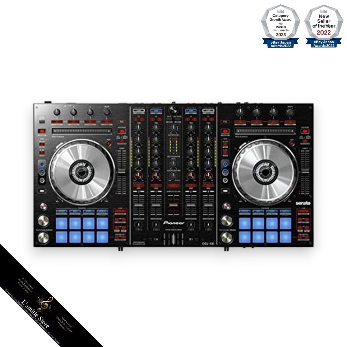 Pioneer DDJ-SX Pro Digital DJ Controller Serato 4-Channel Pioneer DDJ-SX Pro Digital DJ Controller Serato 4-Channel