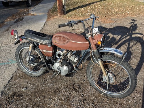Bridgestone BS 100 TMX 1971 motocicleta reposapiés izquierdo clavija soporte de peldaño - Imagen 7 de 7