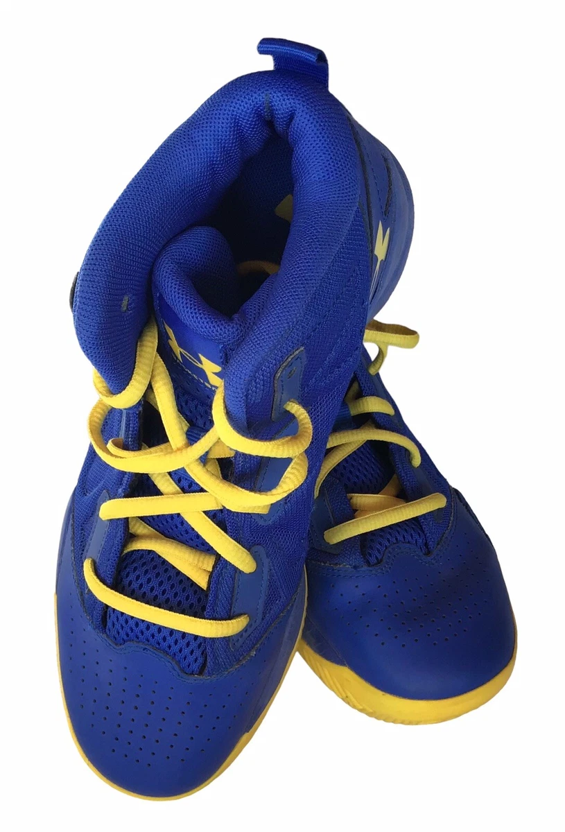 Basketball shoes hotsell blue and yellow