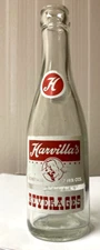 Vintage Soda Pop  Bottle  - ACL -  Harvilla's  Minersville, Pa.   7 Oz