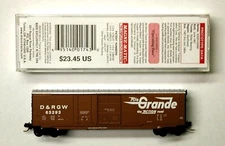 MTL Micro-Trains 07600080 76080 Rio Grande 63293 50 foot boxcar