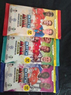 Match Attax Season 22/23 Update Packets #1, #2 & #3 (1 & 3 noch versiegelt)