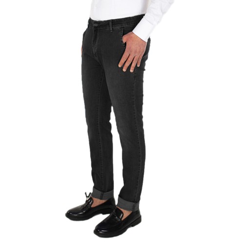 Jeans Uomo Leggero Blu Nero Pantalone Casual Tasca America 44 46 48 50 52 54 - Imagen 30 de 40