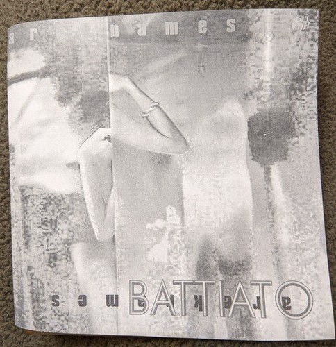 FRANCO BATTIATO 6” flexii AREKNAMES brown or clear 2 vinyl col. versions