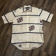 Vintage Nautica Polo Sailing Racing Shirt Color Block 90s Medium