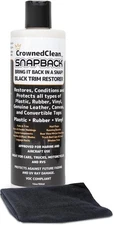 Solution Finish Black Plastic Vinyl Trim Restorer Use for Car Truck Detail 12 oz