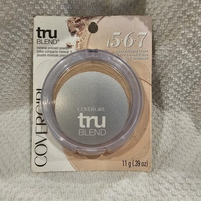 Discontinued Covergirl Trublend Pressed Mineral Powder L5*6*7 Translucent Light