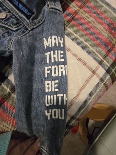 EUC GAP KIDS STAR WARS JEAN JACKET SIZE 4 - Picture 9 of 12