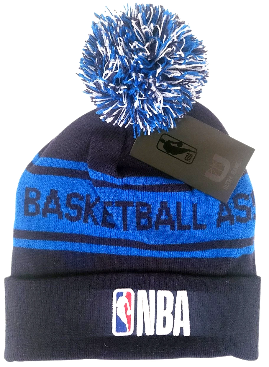 NBA Ultra Game Logo Knit Beanie Hat Winter Cuff Style ZQYB96F Adult One Size New