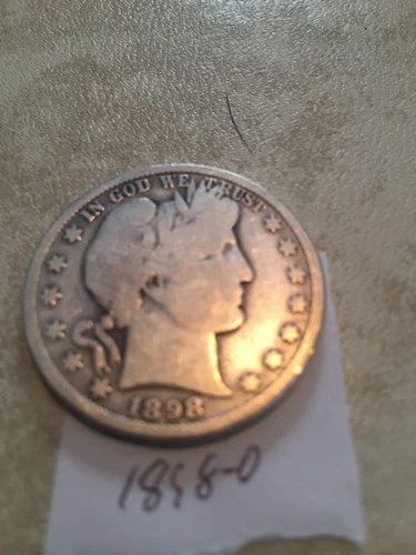 1898 O Barber Half Dollar GOOD