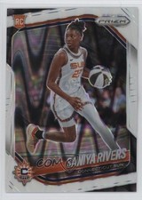 2025 Panini Prizm WNBA White Seismic Prizm Saniya Rivers #131 Rookie RC 00lk