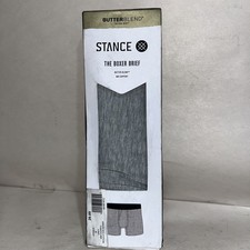 Size M- Stance Gray Butter Blend Regulation Boxer Brief With Defects