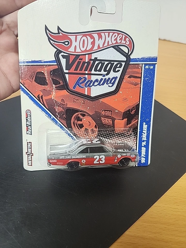 Ford “A” Galaxie Metal Real Riders 20/30 Hot Wheels Vintage Racing '65 Foto 2 de 4